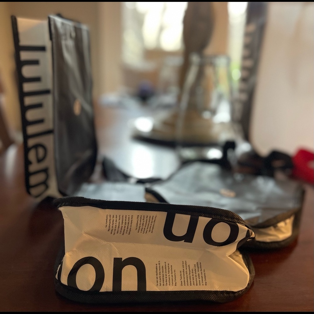 Lululemon Sm.Blk.Totes(Lot of 3)